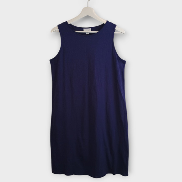 J. Jill Dresses & Skirts - J. Jill Dress Womens Small Purple Tank Minimalist Casual Lounge Relaxed Mini